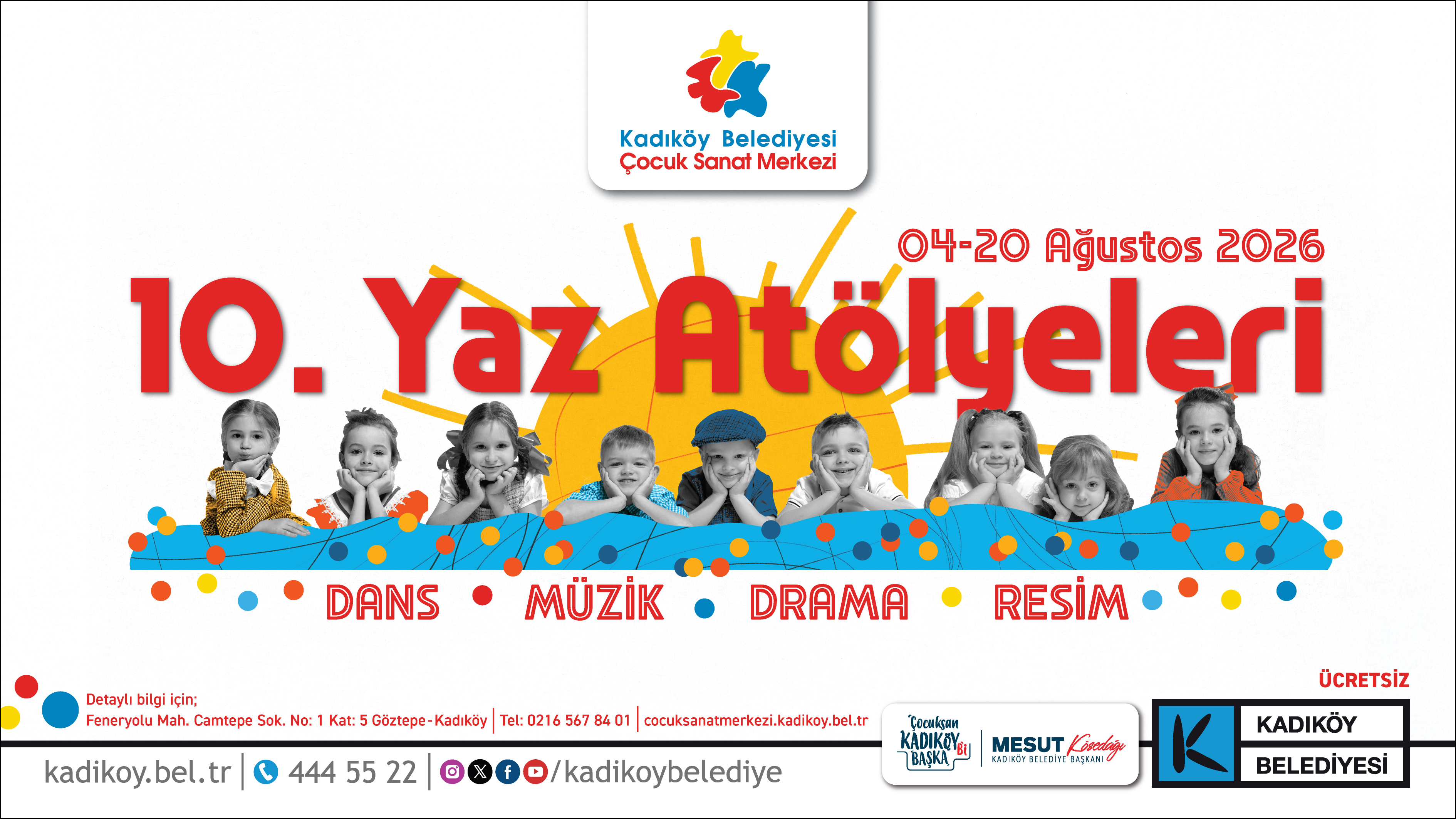 ÇSM Yaz Atölyeleri 2026